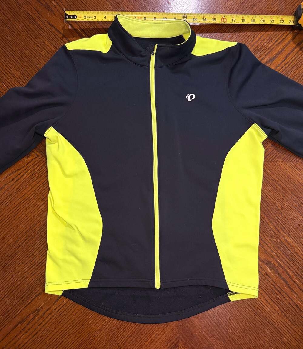 Pearl Izumi Select Thermal Cycling Jersey Black Screaming Yellow
